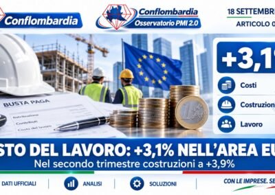 Costo del lavoro +3,1% nell’eurozona: budget e prezzi vanno aggiornati senza automatismi