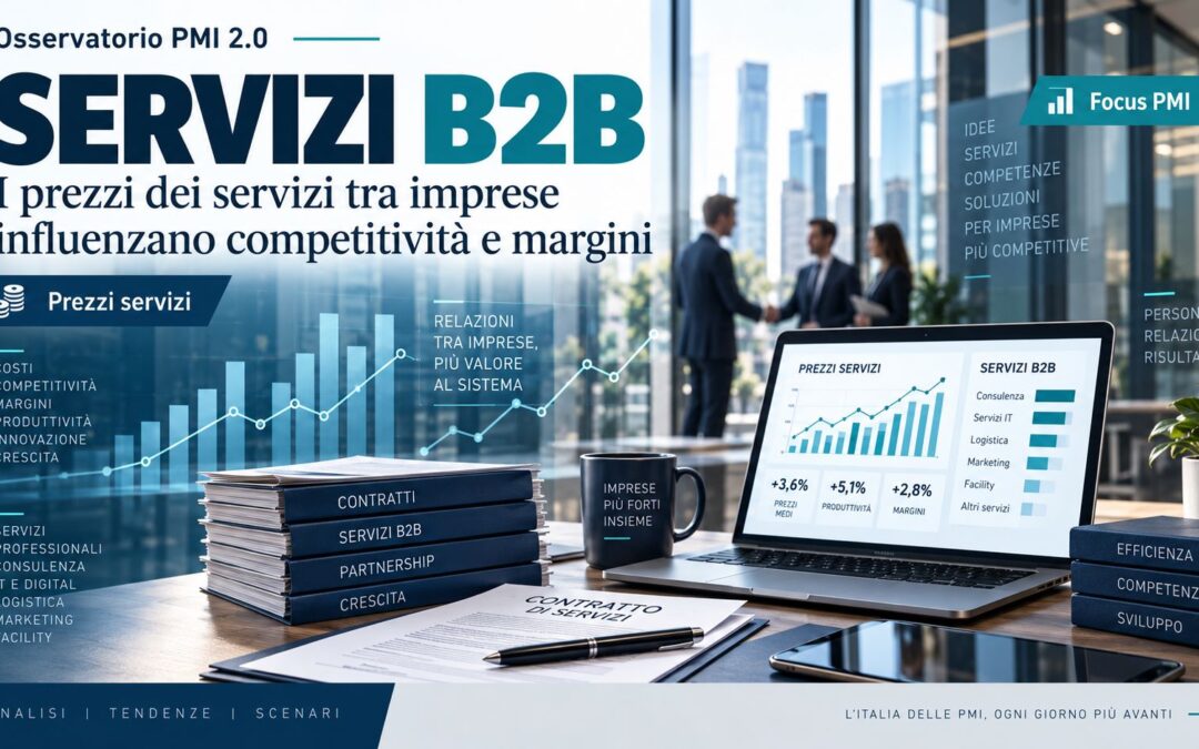 Servizi B2B +4,3%: logistica e consulenza diventano costi industriali da governare