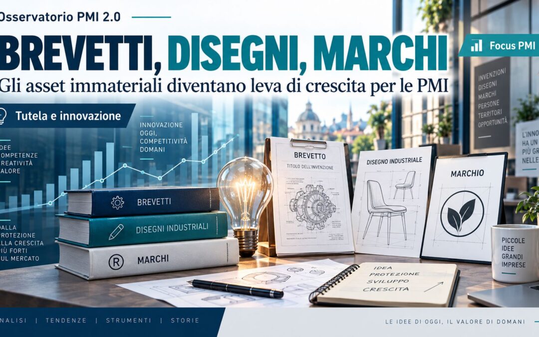Brevetti, disegni e marchi: 32 milioni non bastano. Le PMI devono trasformare i diritti in strategia