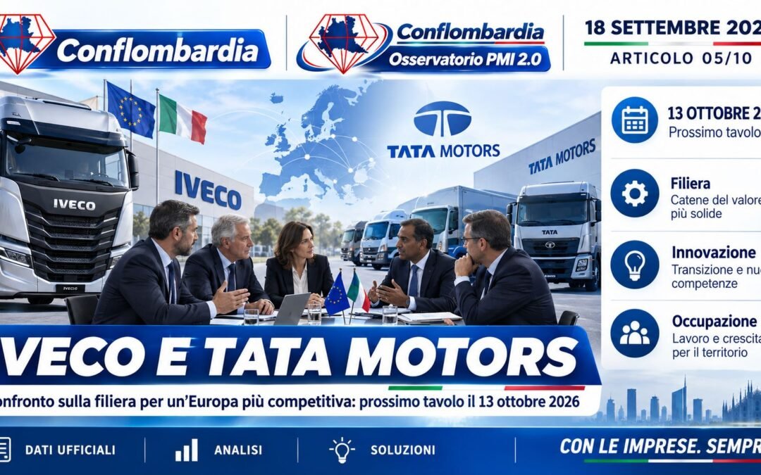 Iveco-Tata: la partita per le PMI è nella continuità e nell’evoluzione della filiera