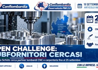 Open Challenge Lombardia: la subfornitura entra in una selezione internazionale, non in un bando
