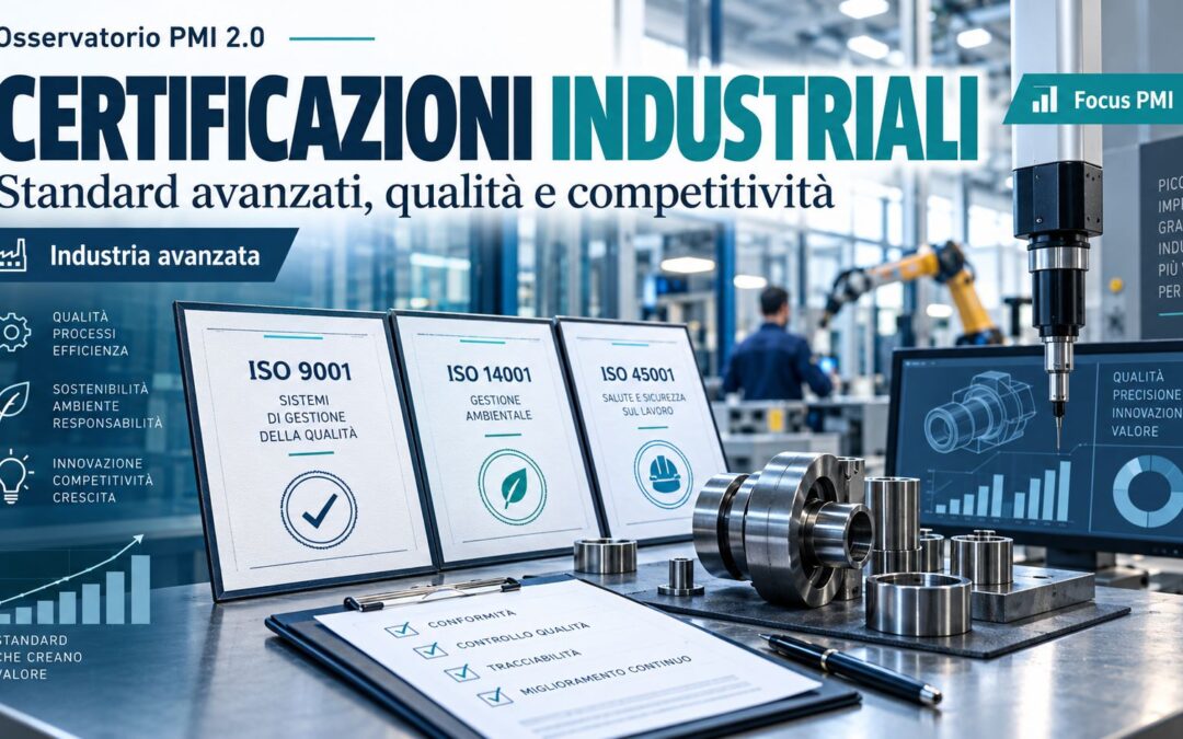 Certificazioni industriali avanzate: non un bollino, ma una porta d’ingresso alle filiere strategiche