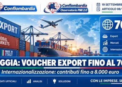 Internazionalizzazione Foggia: voucher fino a 8 mila euro, la domanda vale solo se sostiene un piano export