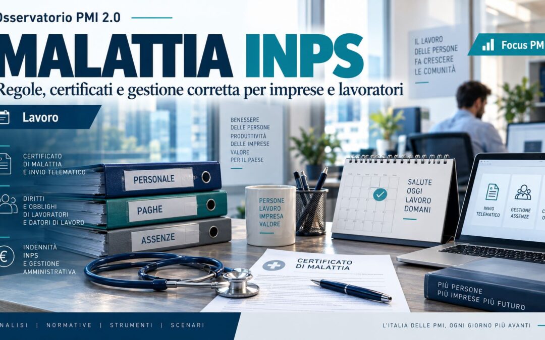 Malattia INPS: cambia il giorno precedente al certificato. Cosa devono fare HR e paghe