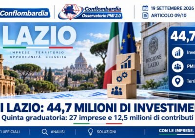 Investimenti Strategici PMI Lazio: 27 imprese ammesse, ma la graduatoria non è ancora cassa