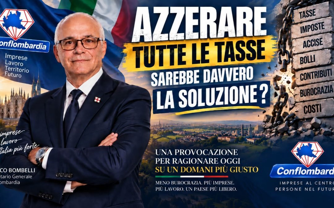 AZZERARE TUTTE LE TASSE E TUTTI I COSTI