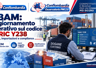 CBAM, ADM proroga il funzionamento del codice TARIC Y238
