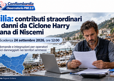 Sicilia, Ciclone Harry e frana di Niscemi: la finestra chiude il 24 settembre, ma non tutti devono presentare una nuova domanda