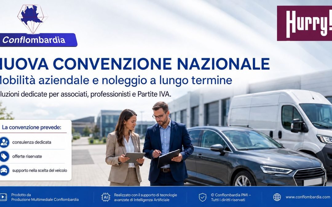 Conflombardia PMI apre una nuova strada per la mobilità di imprese e professionisti