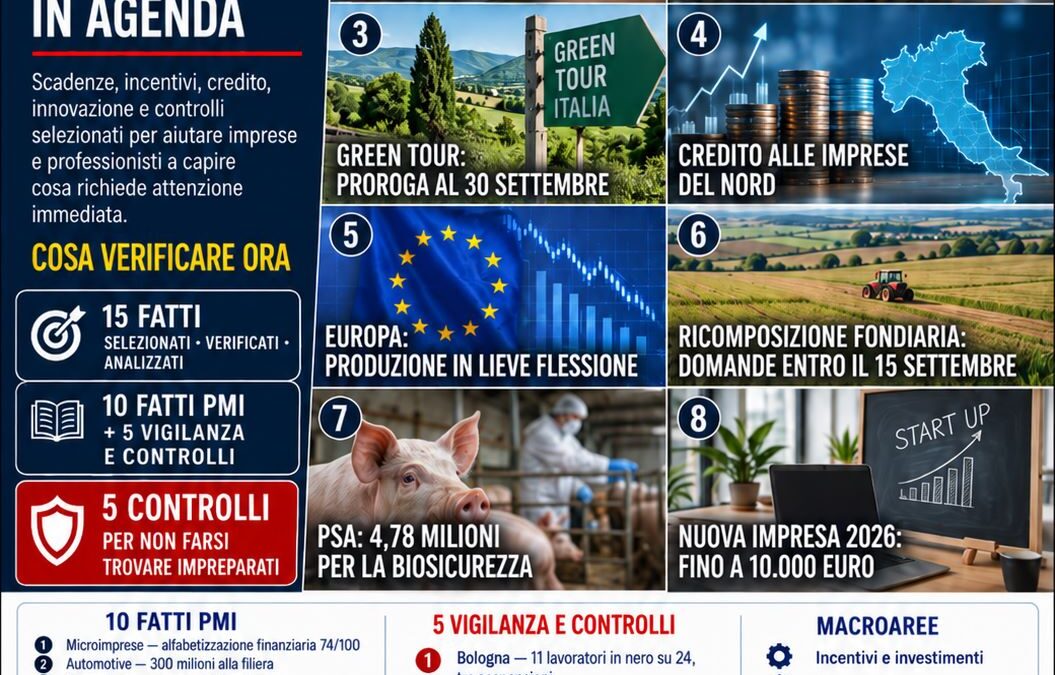 Osservatorio PMI 2.0, online l’uscita del 9 settembre 2026: 15 fatti da mettere in agenda