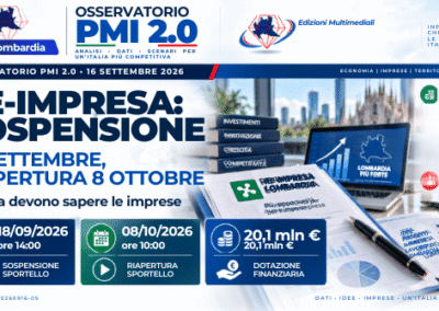 Re-Impresa: sospensione il 18 settembre e riapertura l’8 ottobre, cosa devono sapere le imprese