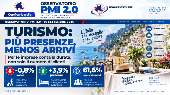Turismo: meno arrivi, più presenze. Per le imprese conta la durata, non solo il numero di clienti