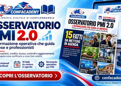 Confacademy: l’Osservatorio PMI 2.0 e una libreria digitale di contenuti gratuiti per imprese e professionisti