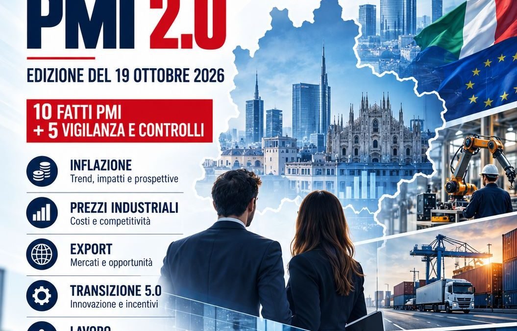 Osservatorio PMI 2.0 del 19 ottobre 2026: inflazione, imprese, incentivi e controlli. I 15 fatti da conoscere